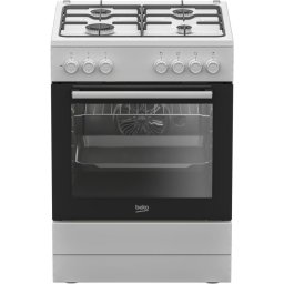 Cocina Beko FBE62120WD Mixta 4 fuegos gas, horno eléctrico 66L A Blanca