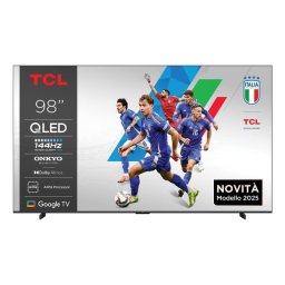 TV TCL QLED 98P89K 98" 4K Smart TV WiFi Google TV Metálico