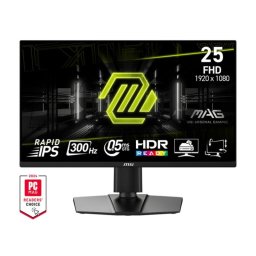 Monitor MSI MAG 255PXF 24.5" FullHD 300Hz Rapid IPS Altavoces 0.5ms VESA Gaming