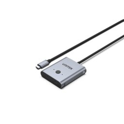 Hub USB-C UNITEK D1078A 3 Puertos 100W 4K Ultra HD Space Grey