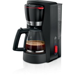 Cafetera de filtro Bosch TKA4M233 1,37 L 15 tazas 1200 W negra jarra