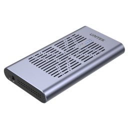 Caja externa SSD UNITEK S1206A M.2 Aluminio Negra y Gris USB4 Gen 2x2