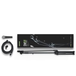 Micrófono Shure SM58 XLR cardioide dinámico con funda y 3 unidades
