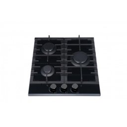 Placa de Gas MPM 45-GMH-16 Negra 45 cm 3 Zonas Vidrio Integrada