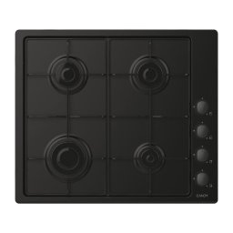 Encimera de gas Candy Idea CHW6LBB Negra 60 cm 4 Zonas Integrada