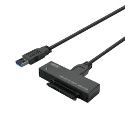 Adaptador USB UNITEK Y-1039 Negro Velocidad 5 Gbit/s Plug and Play