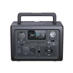 Estacion de energia Bluetti EB3A 268,8 Wh 1 puerto AC 2 salidas USB-A 1 USB-C Bateria LiFePO4 Pantalla LCD Cargador solar Carga rapida inalámbrica