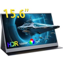 Monitor Uperfect 15.6" FullHD 60Hz IPS FreeSync HDR USB-C HDMI Altavoces 3ms