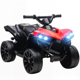 Aiyaplay Quad Eléctrico Para Niños 6 V 70x42x45 Cm Rojo