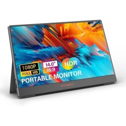 Monitor GTmedia 14" FullHD 60Hz IPS Portátil FreeSync HDR VESA 178°