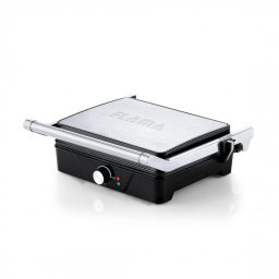 Parrilla eléctrica FLAMA 4521FL acero inoxidable 2000W termostato 30x24cm