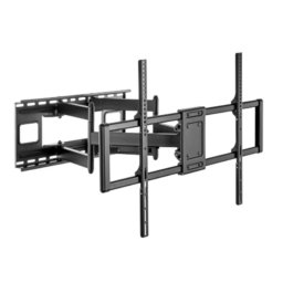 Soporte TV Gembird WM-120ST-01 brazo doble VESA 120 kg 60-120 pulgadas negro