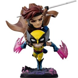 Figura coleccionable Iron Studios Minico X-Men '97 Gambit y Wolverine