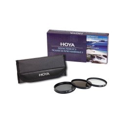 Filtro de lente Hoya Digital Filter Kit II 55mm 3 piezas con pouch