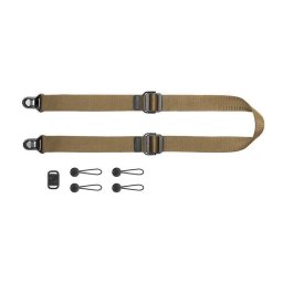 Correa Peak Design Slide Coyote Marrón 145 cm 90 kg aluminio nylon