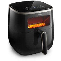 Freidora de aire Philips Serie 3000 HD9257 5.6L 1700W ventana y 13 funciones