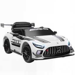 Aiyaplay Coche Eléctrico Para Niños Mercedes-amg Gt3 Evo Blanco
