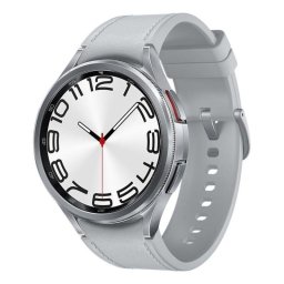 Samsung Galaxy Watch6 Classic Bluetooth NFC GPS 47mm Super AMOLED Plata M/L Versión Internacional