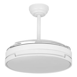 Ventilador techo Fabrilamp Papiro DC 3 Aspas LED Blanco 107 cm 6 Velocidades