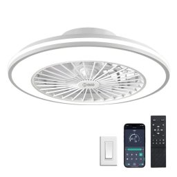 Ventilador de techo Elco PV-49C DC LED 49 cm blanco silencioso