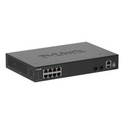Switch gestionado D-Link DGS-1530-10 8 puertos Gigabit 2 SFP+ apilable QoS L2