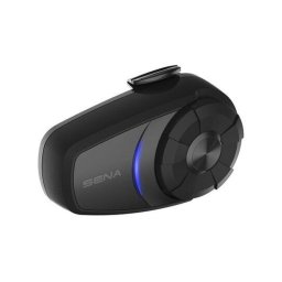 Intercomunicador moto Arsenal 10S inalámbrico Bluetooth para casco, radio FM y 4 canales, negro
