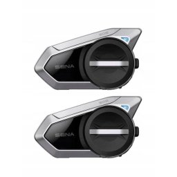 Auriculares Arsenal Sena 50S-10D inalámbricos Bluetooth con Cancelación de Ruido, Micrófono y Radio FM, color negro