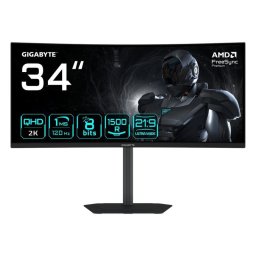 Monitor GIGABYTE GS34WQCA 34" UltraWide QHD 120Hz VA Curvo 1ms FreeSync Premium HDR10