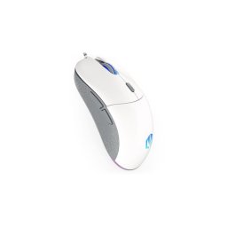 Ratón ENDORFY GEM Plus Onyx White USB Tipo C 19000DPI Blanco RGB 6 Botones