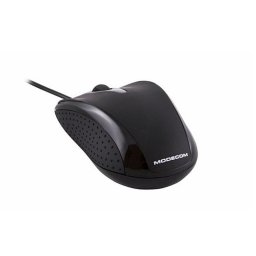 Ratón Modecom MC-M4 USB tipo A 800 DPI Negro Gris Ambidiestro