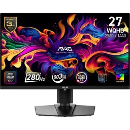 Monitor MSI MAG 271QP QD-OLED 26,5" Wide Quad HD 280Hz QD-OLED HDR400 Tiempo de respuesta 0,03 ms