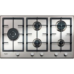Placa de gas Whirlpool GMAL 9522/IXL 5 zonas 86 cm acero inoxidable iXelium