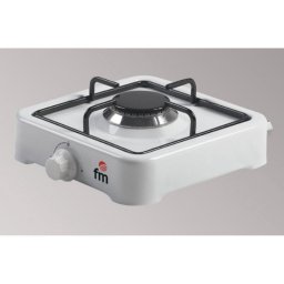 Placa de gas FM Calefacción HG-100 blanca 1 zona encimera sin marco