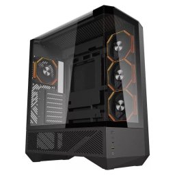 Caja torre media Darkflash DY460 Negro con vidrio templado y 4 ventiladores ARGB