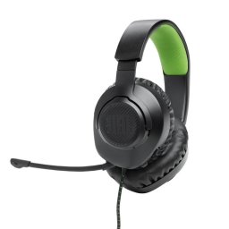 Auriculares JBL Quantum 100X con cable Jack 3,5 mm para gaming con micrófono extraíble negros
