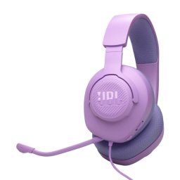 Auriculares JBL Quantum 100M2 con cable Jack Gaming Micrófono extraíble Circumaurales Violeta