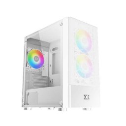 Caja Micro ATX Xigmatek Oreo Arctic Blanca con ventana y 3 ventiladores FRGB