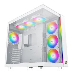 Caja Taller Xigmatek EN41914 Aqua Ultra Vidrio Templado ARGB Blanca