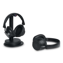 Auriculares Muse M-288 CTV inalámbricos Bluetooth y con cable para TV, plegables, negros
