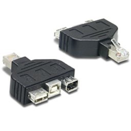 Adaptador USB y FireWire TRENDnet TC-NTUF para comprobador TC-NT2 negro