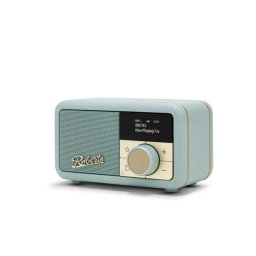 Radio portátil Roberts Revival Petite 2 digital DAB FM Bluetooth verde con alarma