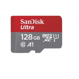 Tarjeta microSD Sandisk Ultra SDSQUAB-128G-GN6FA 128GB Clase 10 UHS-I A1 140MB/s con adaptador SD