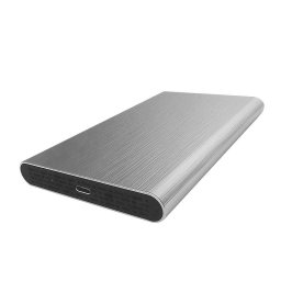 Caja externa Heden 0-BEHED25USBCS 2,5" Aluminio Plata USB Tipo C Extraíble