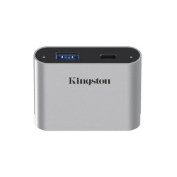 Hub Kingston 2 puertos 5 Gbps Workflow miniHub USB-A y USB-C compacto
