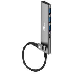Hub Goobay 4 puertos 5 Gbit/s modelo 76562 USB-C y USB-A Slim