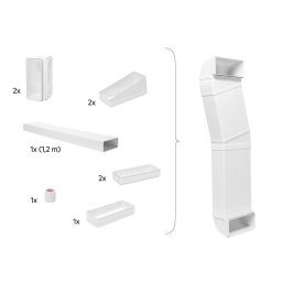 Kit de recirculación Electrolux M2CKCF01C blanco para campana extractora