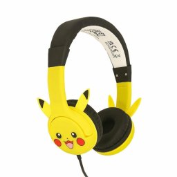 Auriculares OTL Technologies PK1178 con cable jack limitador de volumen infantiles rosa, oro rosa y blanco