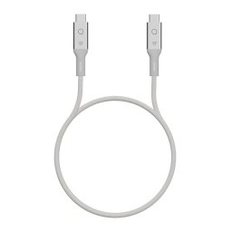 Cable USB LINQ LQCU4100 USB-C a USB-C 1 m 40 Gbit/s gris trenzado