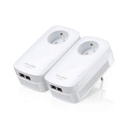 Adaptador PowerLine TP-LINK TL-PA9025P KIT AV2000 2 puertos Gigabit enchufe integrado