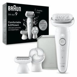 Depiladora Braun Silk-épil 9-061 inalámbrica 40 pinzas MicroGrip cabezal rasuradora exfoliación